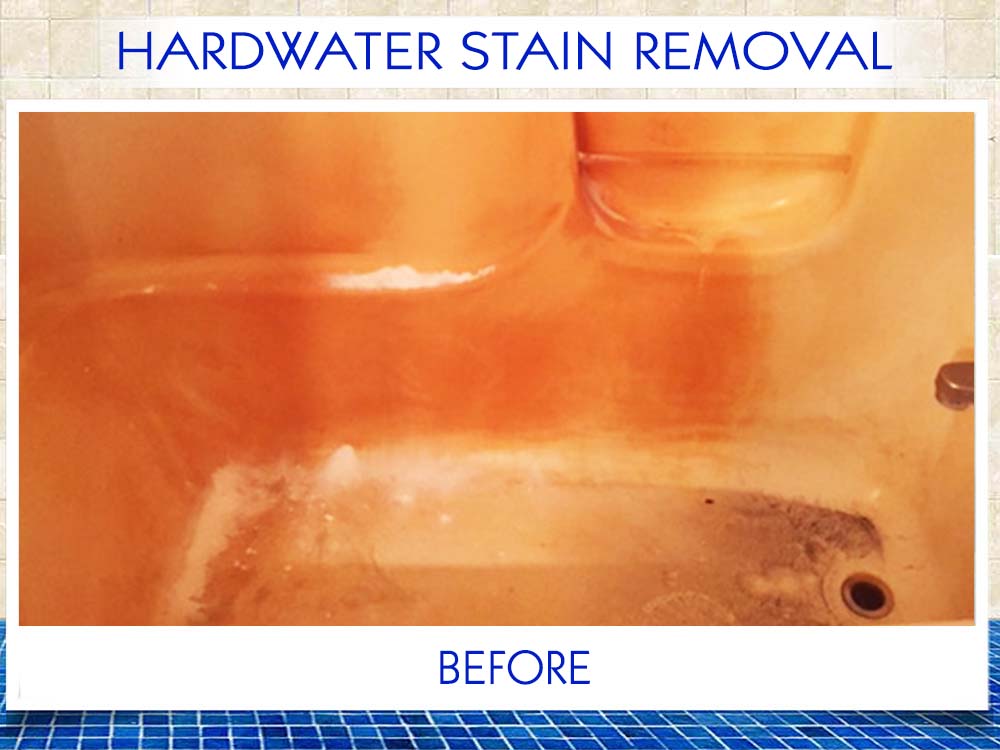Hardwater Stain Removal Total Bathtub, Orange Stains In Bathtub
