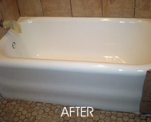 After Tub Resurfacing