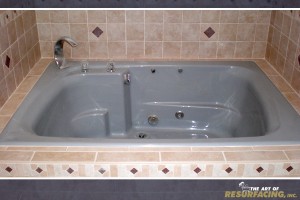 Before Jacuzzi Resurfacing